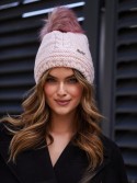 Light pink winter hat C10 - Online store - Boutique